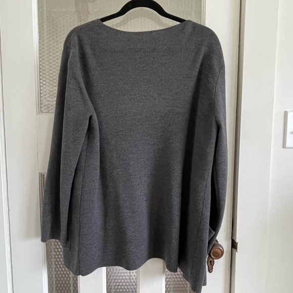 Long wool cardigan - Picture 3 of 5